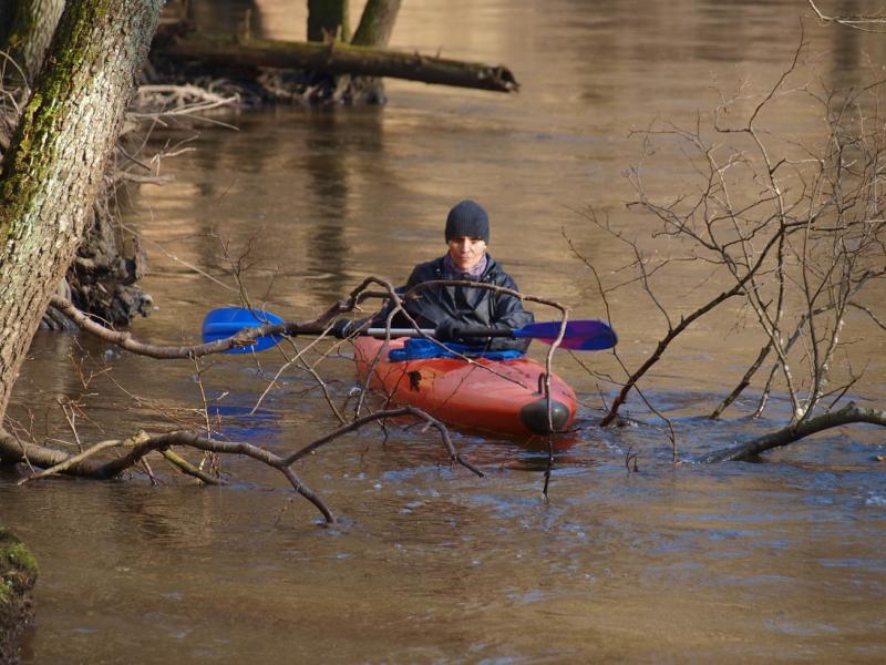 Aleksander Doba i Aleksander Lwow w kajaku pod Białogardem!