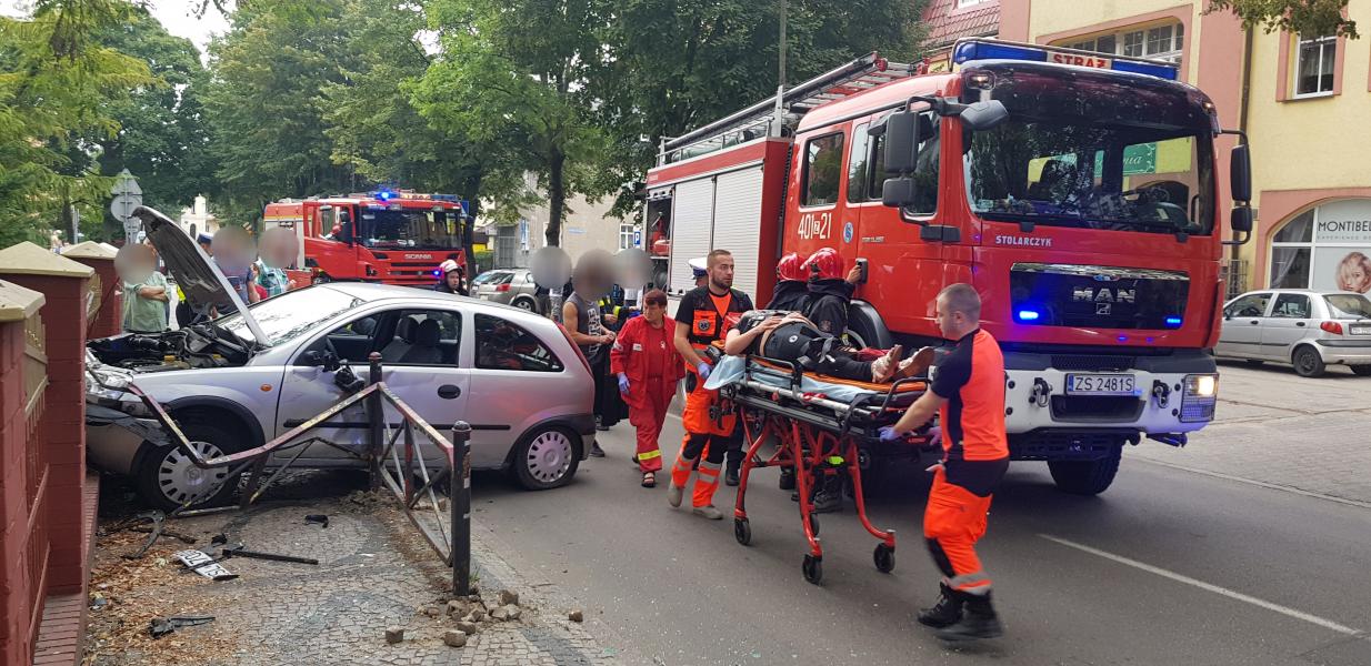 Poważny wypadek w centrum Białogardu 