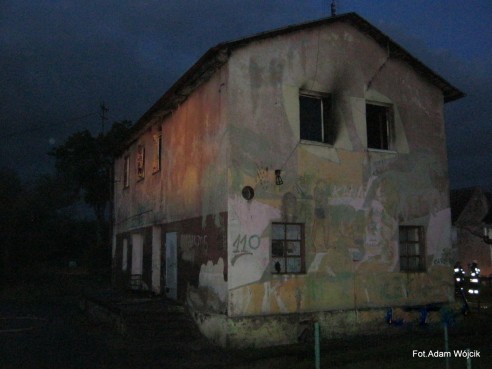Pożar budynku mieszkalnego w Białogórzynie