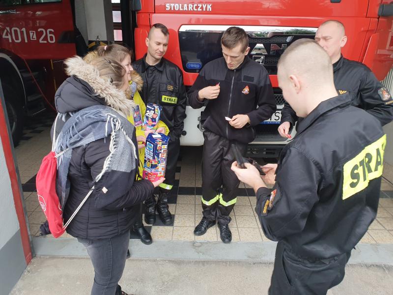 Strażacy z PSP Białogard wspierają 28. Finał Wielkiej Orkiestry Świątecznej Pomocy