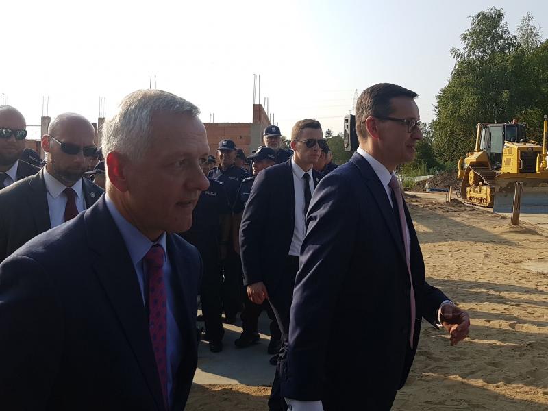 Poświęcenie i wmurowanie aktu erekcyjnego pod budowę nowego komisariatu policji w Białogardzie