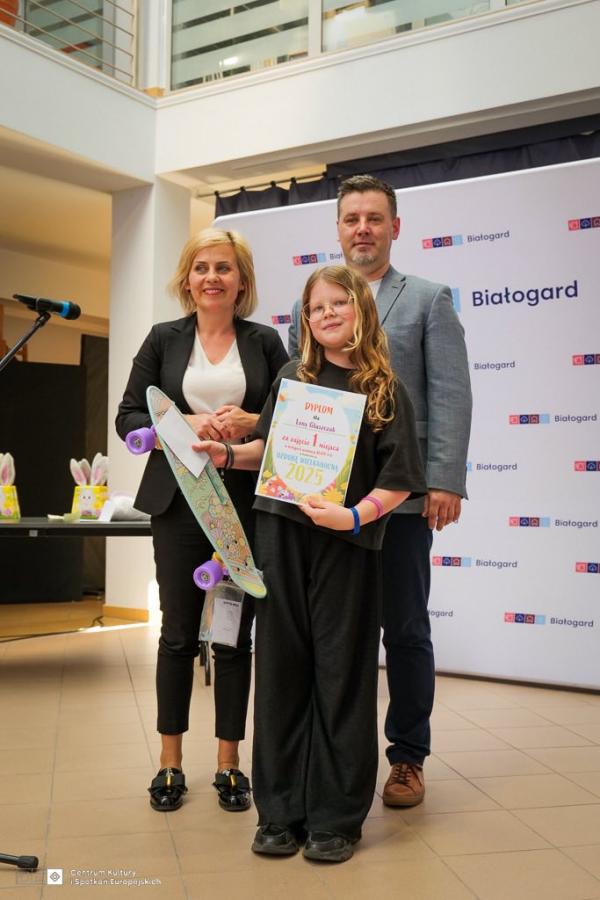 Uroczyste rozdanie nagród w konkursie na Ozdobę Wielkanocną.