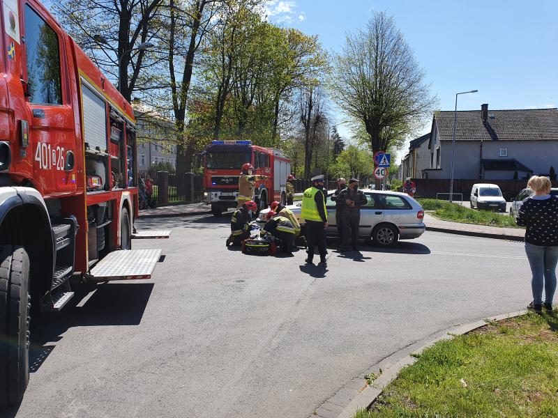 Potrącenie rowerzysty w Białogardzie - 83 latek trafił do szpitala. 