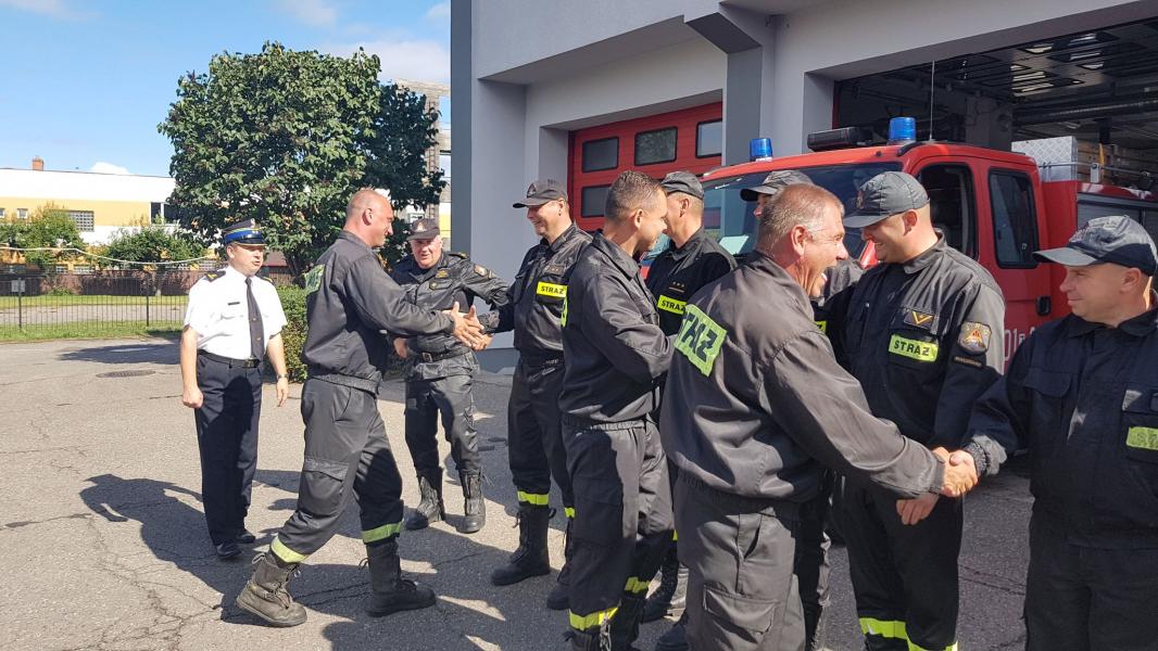 Powitanie strażaków Świnoujście i Białogard - duża porcja zdjęć!