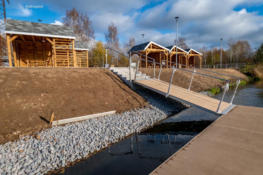 Przystań kajakowa już prawie gotowa