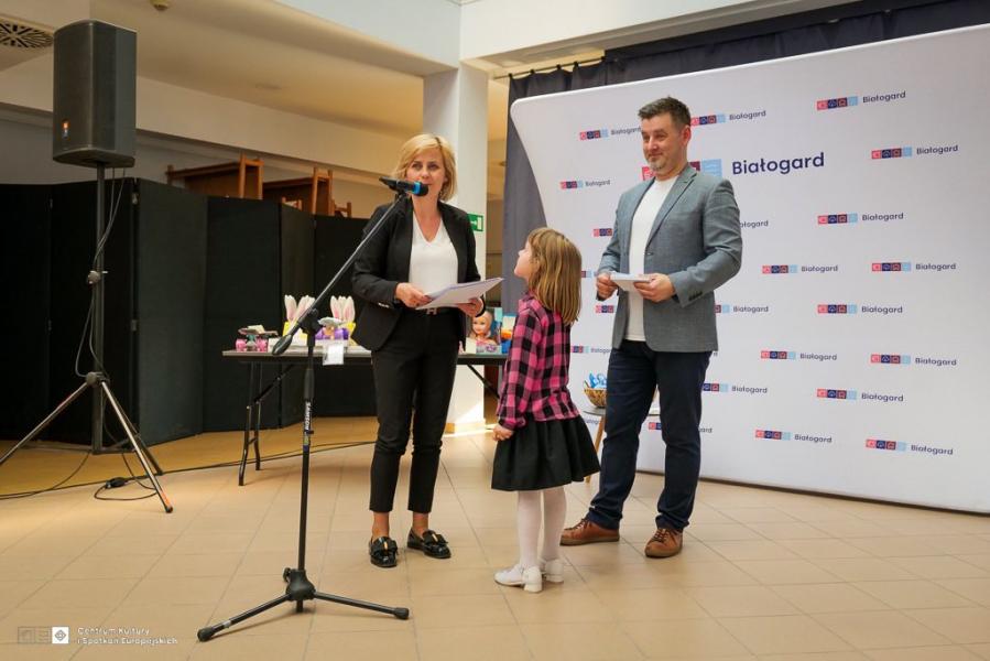 Uroczyste rozdanie nagród w konkursie na Ozdobę Wielkanocną.