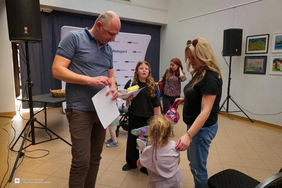 Uroczyste rozdanie nagród w konkursie na Ozdobę Wielkanocną.