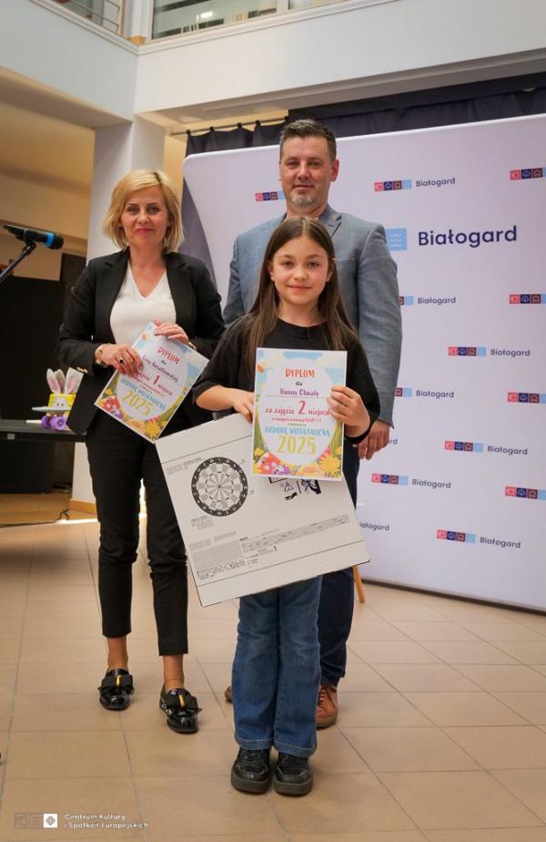 Uroczyste rozdanie nagród w konkursie na Ozdobę Wielkanocną.