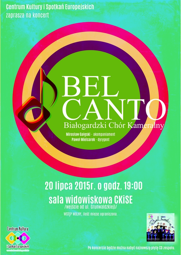 Koncert Białogardzkiego Chóru Kameralnego BEL CANTO