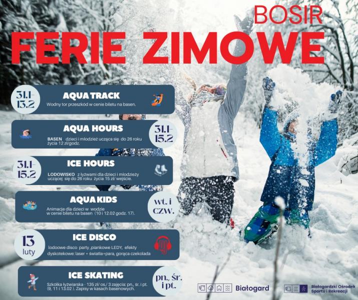 Ferie w Białogardzie – basen, lodowisko i atrakcje sportowe