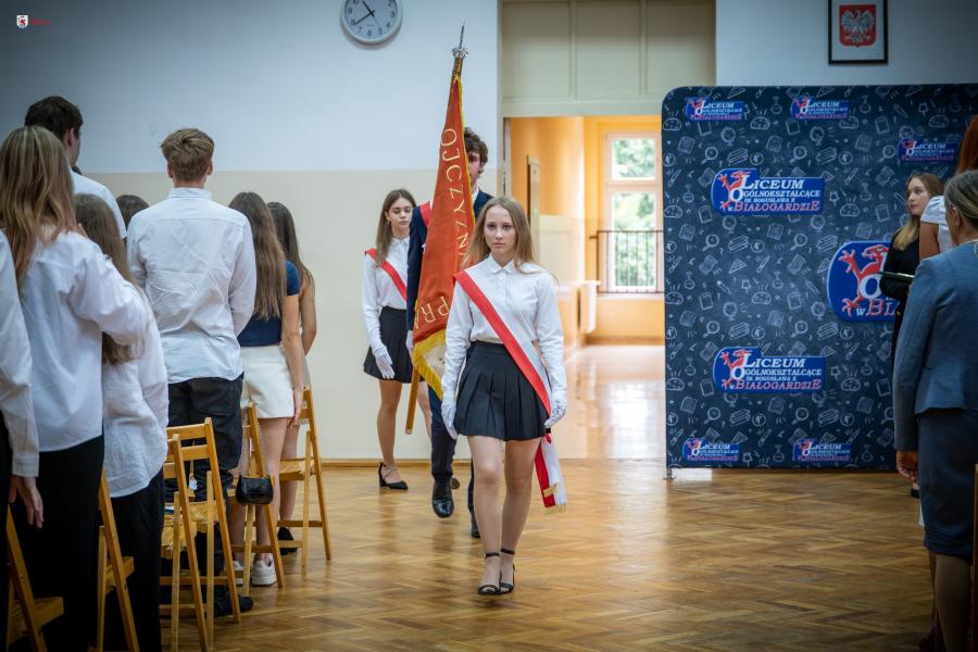 Uroczyste wręczenie nagród dla najlepszych uczniów LO im. Bogusława X w Białogardzie