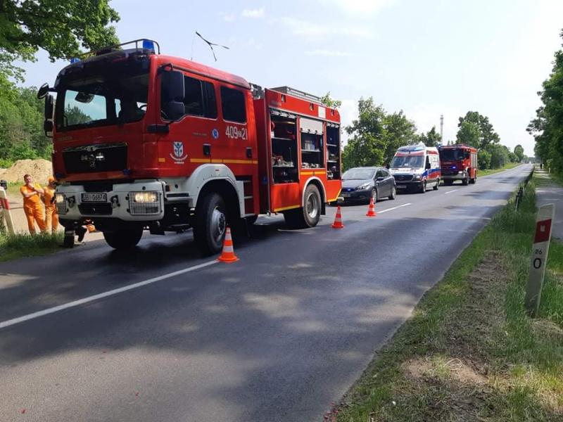 Zderzenie dwóch pojazdów w Karlinie  - dwie osoby poszkodowane!
