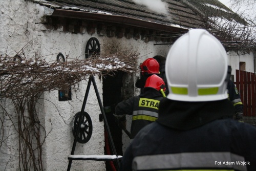 Pożar szopy w Lubiechowie 