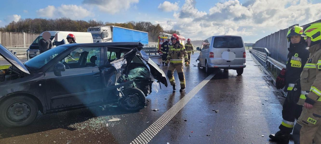 CIĘŻKO RANNY STRAŻAK Z BIAŁOGARDU