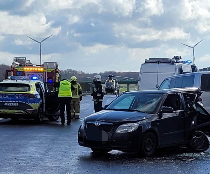 CIĘŻKO RANNY STRAŻAK Z BIAŁOGARDU