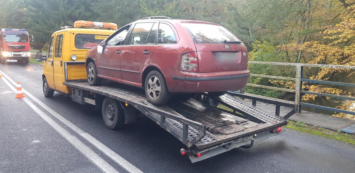 Dachowanie pod Tychówkiem - 40 latek ukarany mandatem karnym!