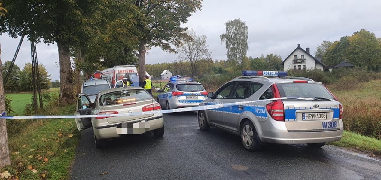 Wypadek drogowy pod Białogardem