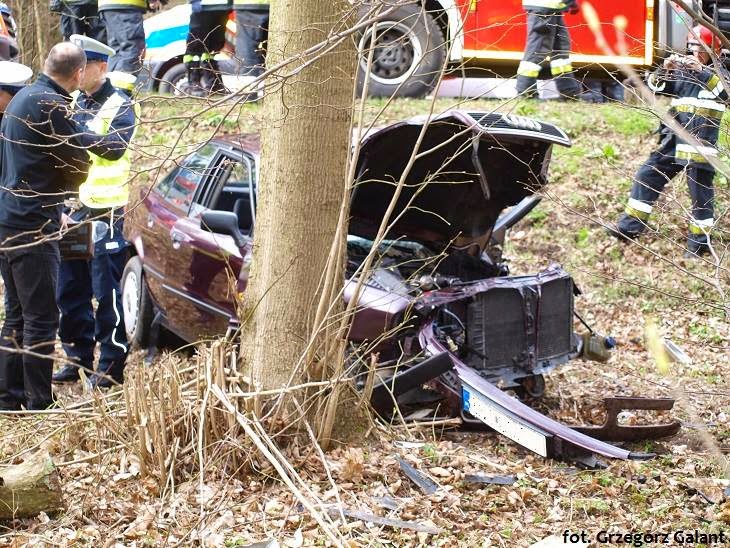 Groźny wypadek pod Białogardem. 
