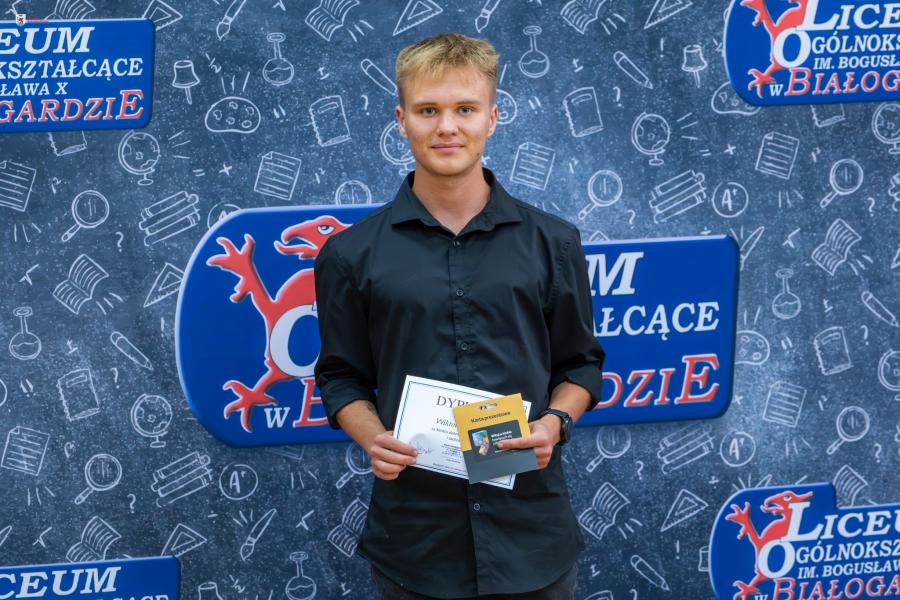 Uroczyste wręczenie nagród dla najlepszych uczniów LO im. Bogusława X w Białogardzie
