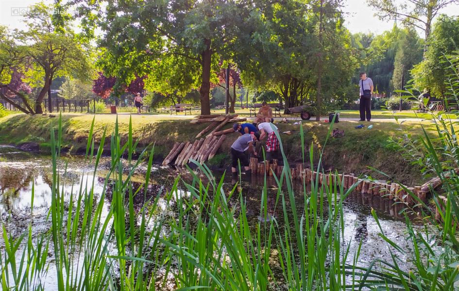 Rozpoczęła się modernizacja stawów w Parku Orła Białego