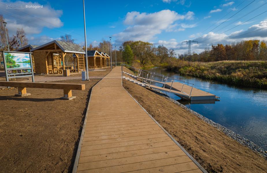 Przystań kajakowa już prawie gotowa