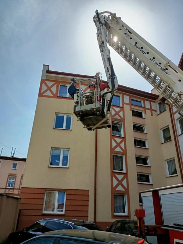 Niecodzienna Akcja Białogardzkich Strażaków