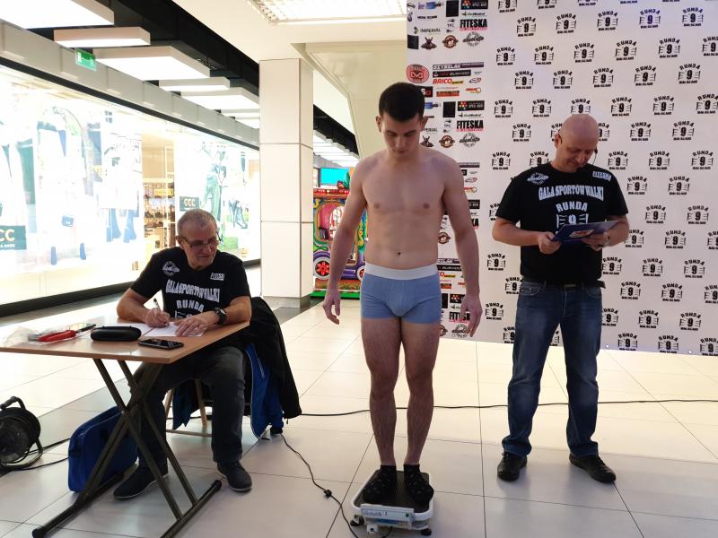 Gala sportów walki Runda 9 - oficjalne ważenie zawodników. Fotorelacja! 