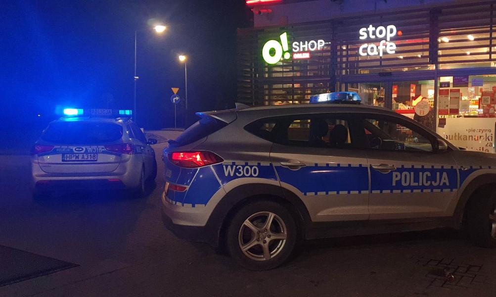 NAPAD NA STACJE PALIW ORLEN W BIAŁOGARDZIE