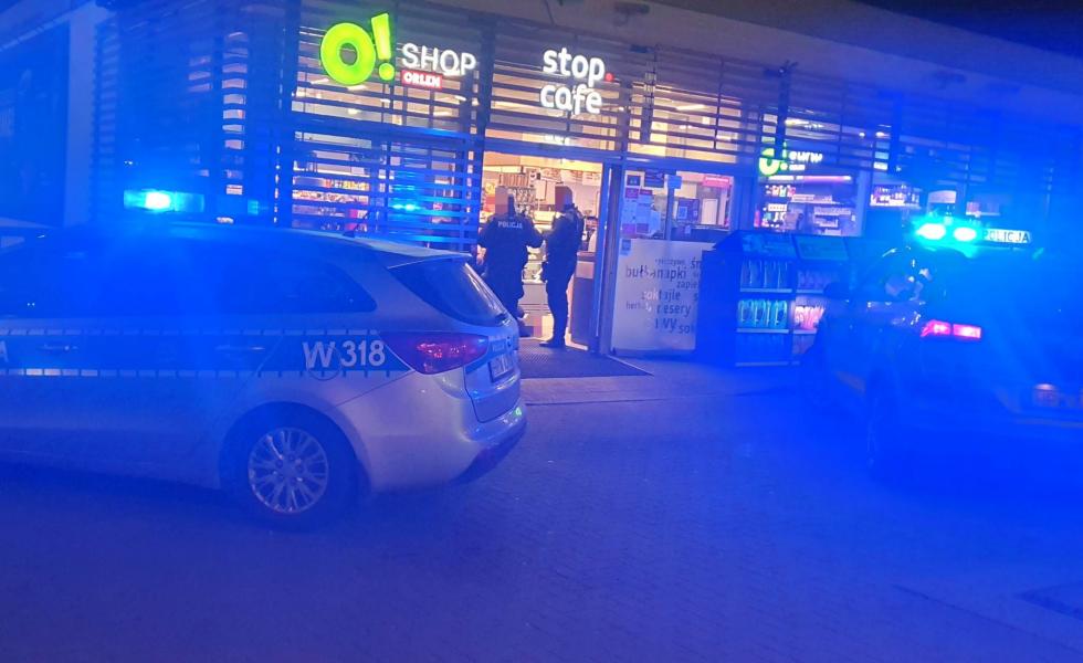 NAPAD NA STACJE PALIW ORLEN W BIAŁOGARDZIE