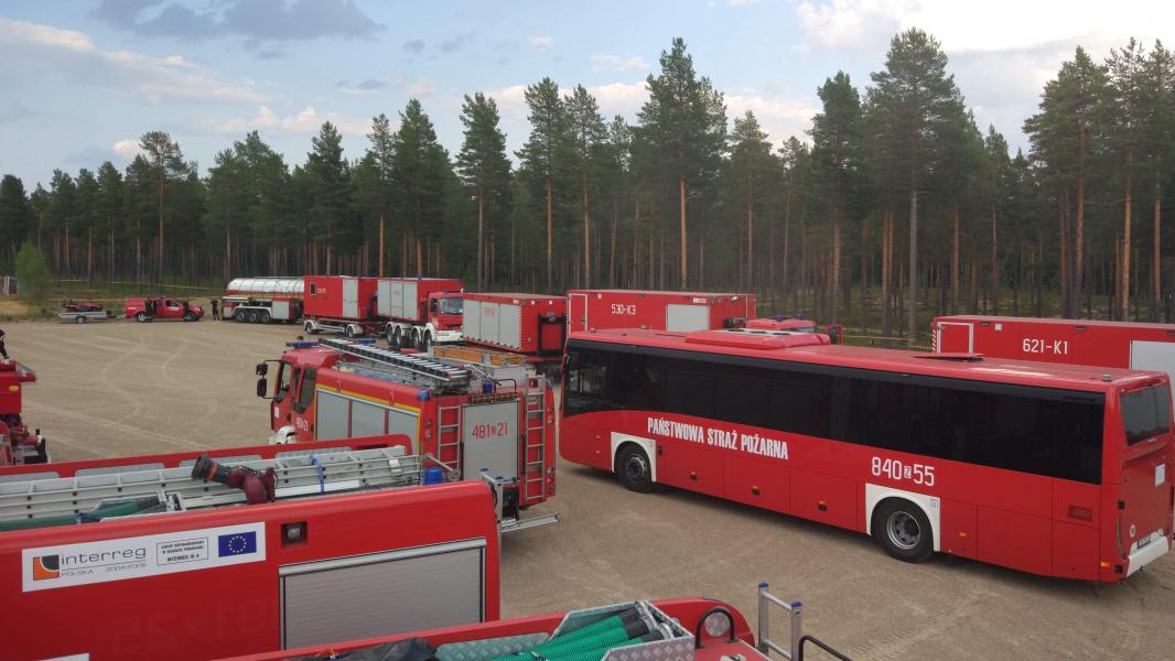 Strażacy dotarli do celu - dziś rozbili obóz!  AKCJA SZWECJA (FOTO)