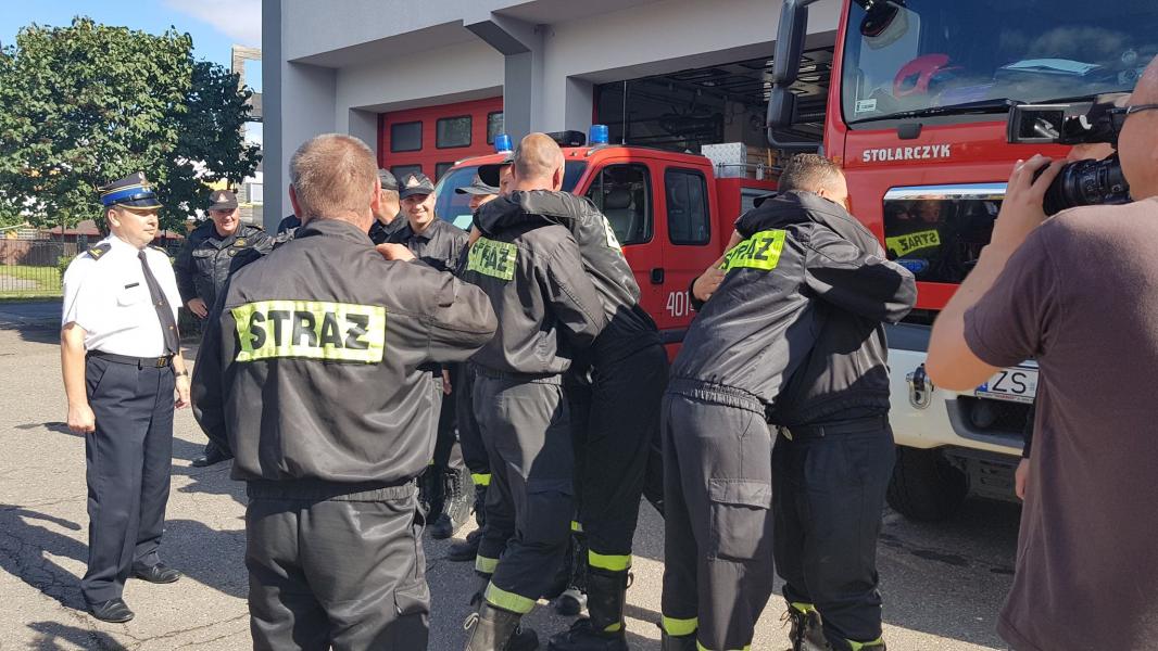 Powitanie strażaków Świnoujście i Białogard - duża porcja zdjęć!