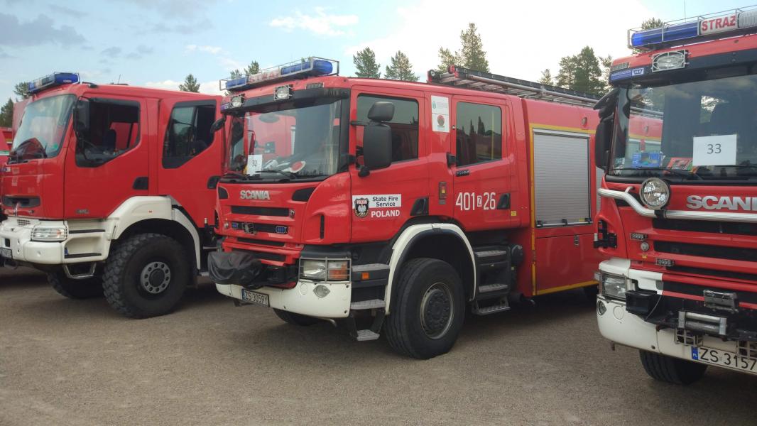 Strażacy dotarli do celu - dziś rozbili obóz!  AKCJA SZWECJA (FOTO)