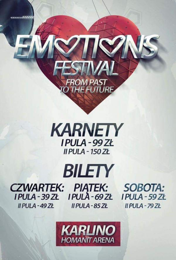 EMOTIONS FESTIVAL  - wielkie muzyczne wydarzenie już niebawem w Karlinie! 