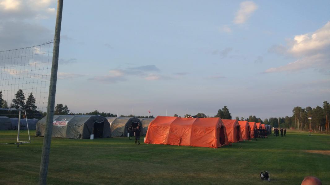 Strażacy dotarli do celu - dziś rozbili obóz!  AKCJA SZWECJA (FOTO)