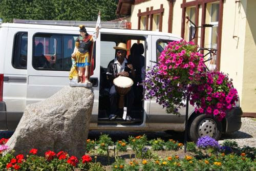 Młodzież z Madagaskaru w Karlińskiej Straży