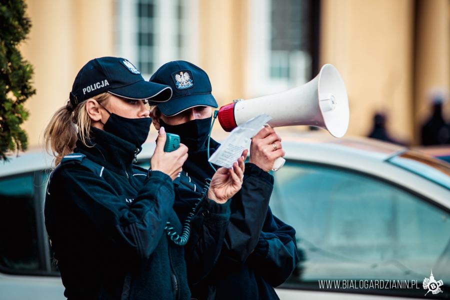 PROTEST W BIAŁOGARDZIE