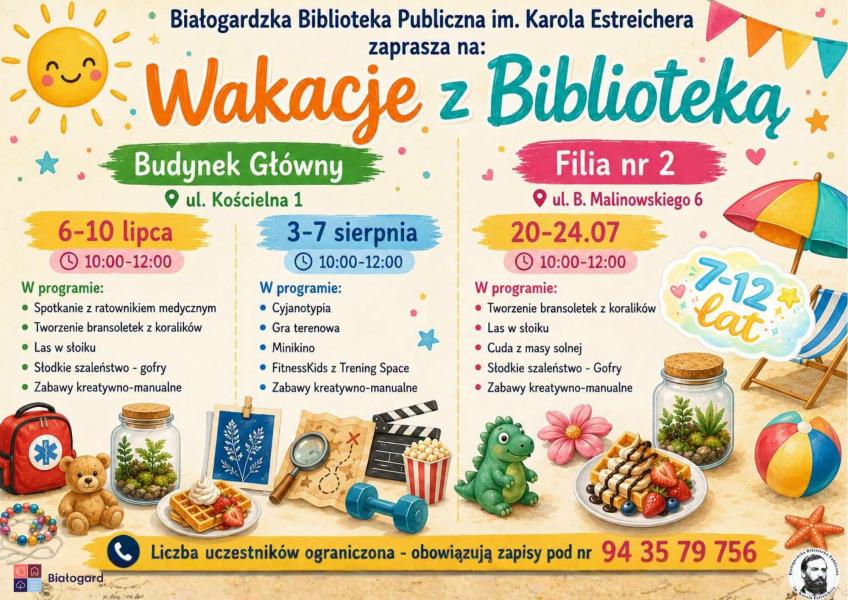 Przed nami druga połowa wakacji. Dzieci mogą liczyć na wiele atrakcji