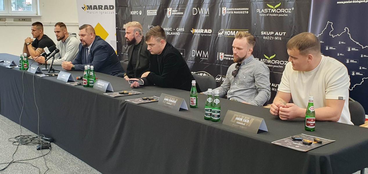 KONFERENCJA PRASOWA GALI DWM FIGHT NIGHT BIAŁOGARD