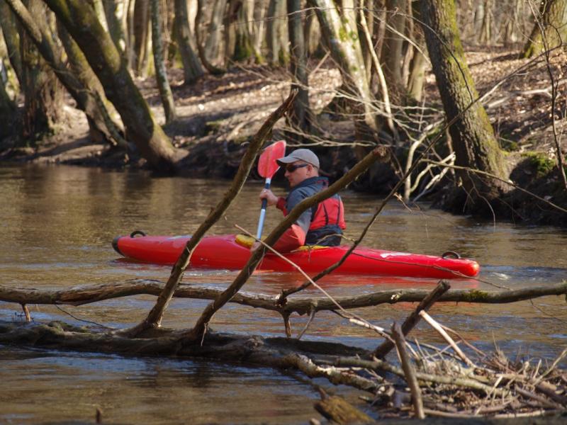 Aleksander Doba i Aleksander Lwow w kajaku pod Białogardem!