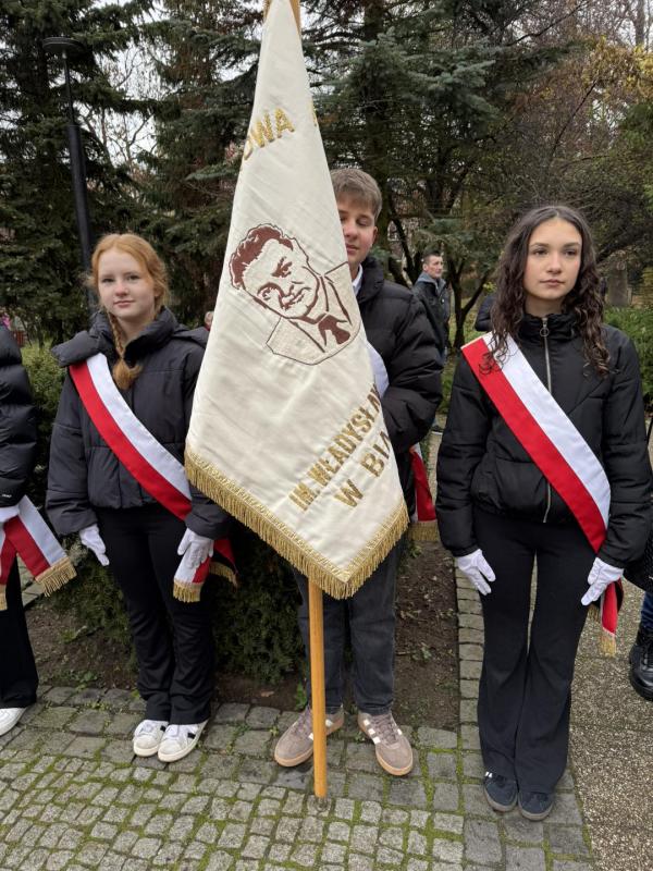 Wspólne świętowanie 107. rocznicy odzyskania niepodległości w Białogardzie