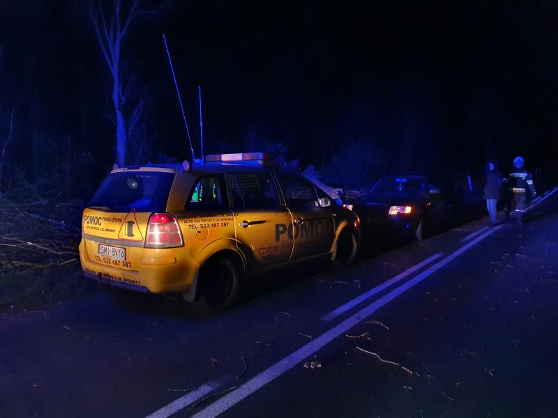 Orkan Sabina w powiecie białogardzkim - strażacy mają pełne ręce roboty! 