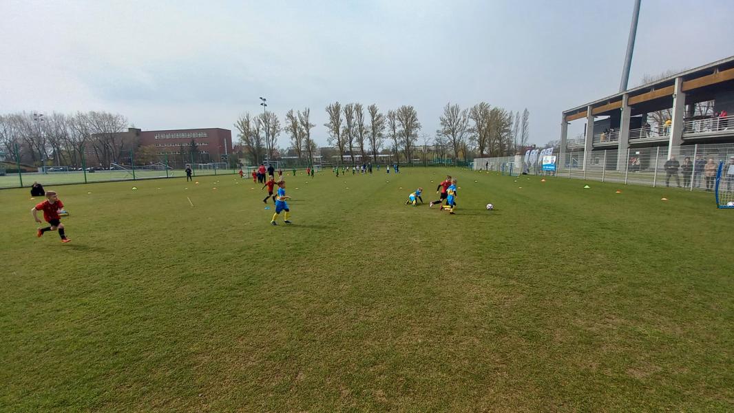 Mecz piłki nożnej o puchar Prezydenta Miasta Kołobrzeg 