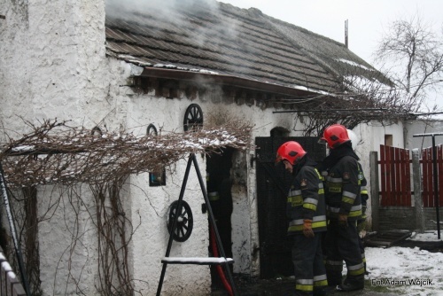 Pożar szopy w Lubiechowie 