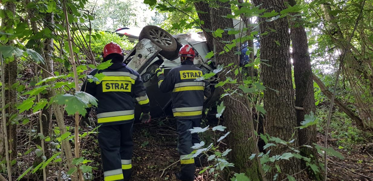 Poważny wypadek na drodze Białogard - Połczyn Zdrój 