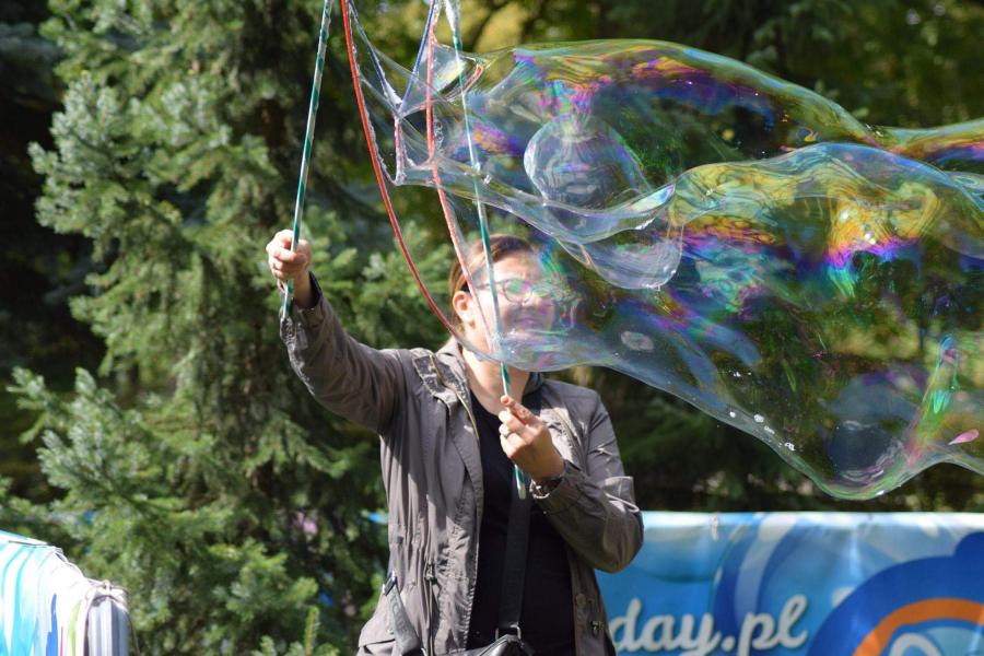 Zaczarowany świat mydlanych baniek - Bubble Day w Białogardzie. 