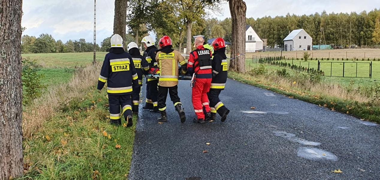 Wypadek drogowy pod Białogardem