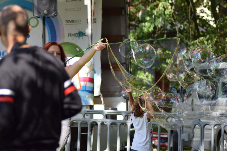 Zaczarowany świat mydlanych baniek - Bubble Day w Białogardzie. 