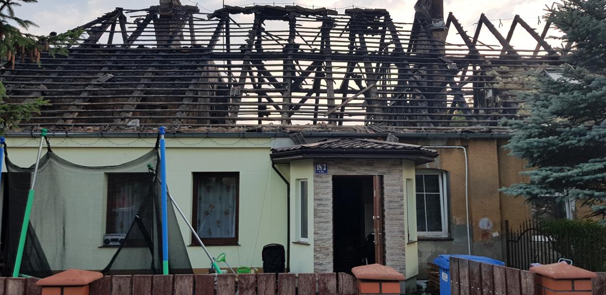 Nocny pożar domu w Białogardzie - ewakuowano  11 osób w tym 4 dzieci ! 