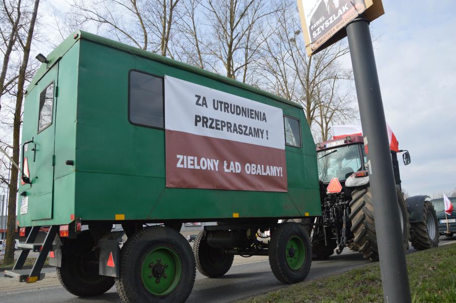 Strajk rolników w Białogardzie – FOTORELACJA