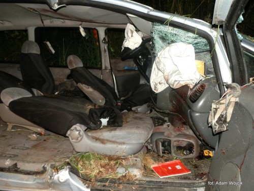 Śmiertelny wypadek na drodze do Stanomina.